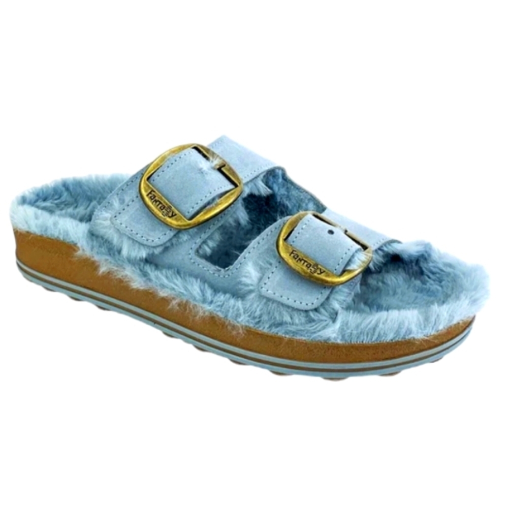 Fantasy Sandals Faux Fur Leather cozy Sandals - Picture 5 of 6